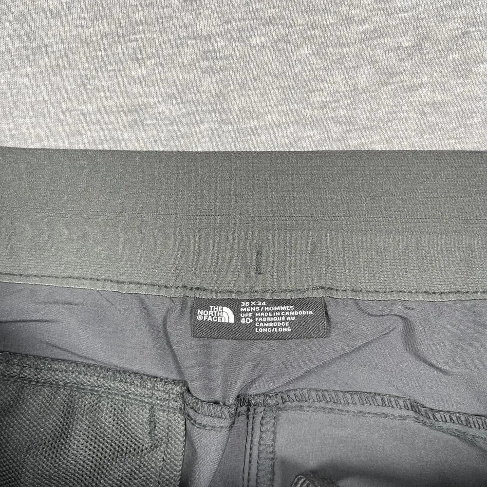 The North Face Track Pants Mens 36x34 Gray Slim Tapered Hiking Snow Winter Trail